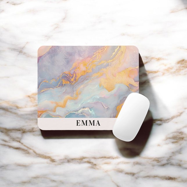 Tapis De Souris Texture Abstraite de Pierre d'Opale (Créateur téléchargé)