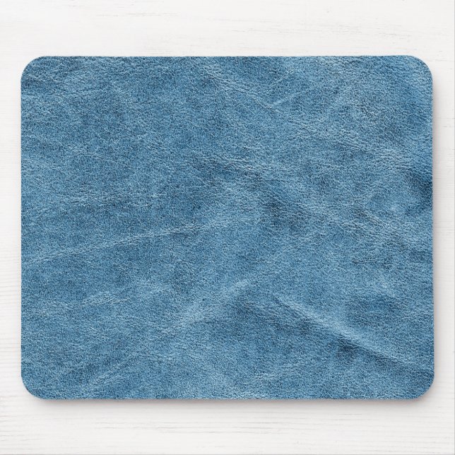 Tapis De Souris Texture bleue de suède (Devant)