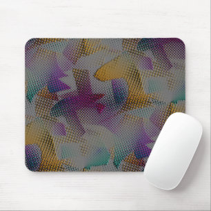 Tapis De Souris Texture colorée avec petites formes géométriques d