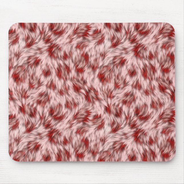 Tapis De Souris Texture de fourrure Brown Abstraite-24602 (Devant)