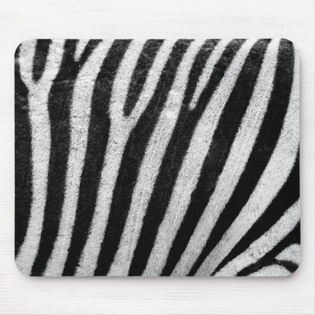 Tapis De Souris texture de la peau du zèbre (Devant)