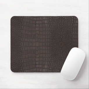 Tapis De Souris Texture de l'alligator Brown