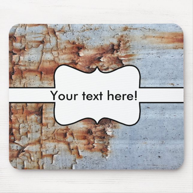 Tapis De Souris Texture de peinture d'épluchage (Devant)