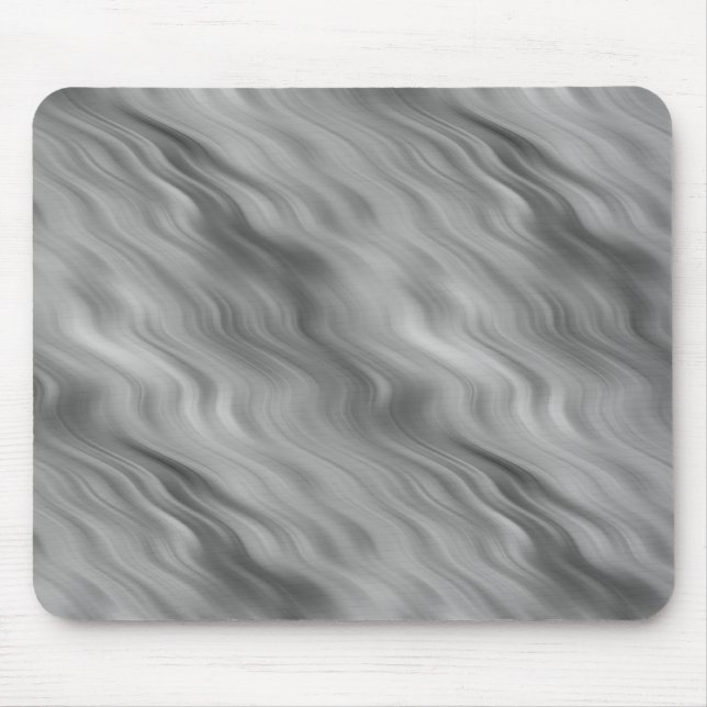 Tapis De Souris Texture de vague Rose noir (Devant)