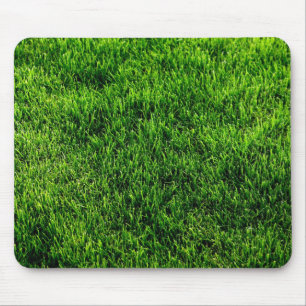 Tapis De Souris Texture d'herbe verte d'un terrain de football