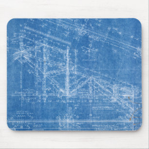 Tapis De Souris texture du plan architecture motif construction bl