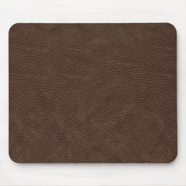 Tapis De Souris Texture en cuir Brown (Devant)