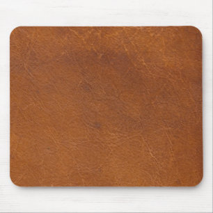 Tapis De Souris Texture en cuir Brown de Faux