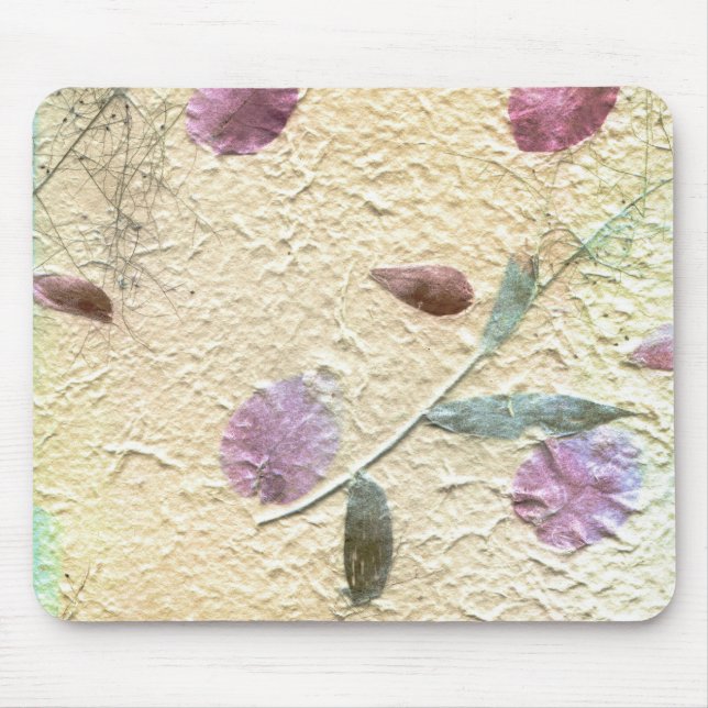 Tapis De Souris Texture Floral Abstrait (Devant)