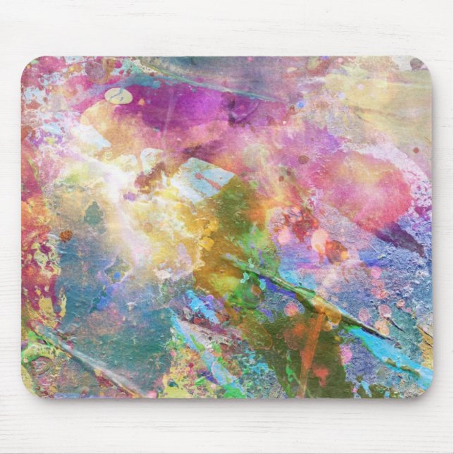 Tapis De Souris Texture grunge abstraite avec la peinture 3 (Devant)