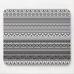 Tapis De Souris Texture noire et blanche