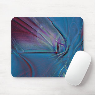 Tapis De Souris Texture numérique bleu royal très rugueuse en tein
