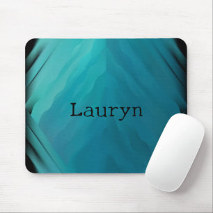 Tapis De Souris texture turquoise en verre