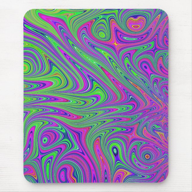 Tapis De Souris textures psychodeliques (Devant)