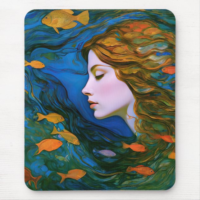 Tapis De Souris "Thalassa" - Les Femmes Dans L'Eau (Devant)