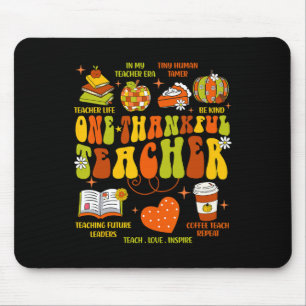 Tapis De Souris Thanksgi, enseignant Super rétro