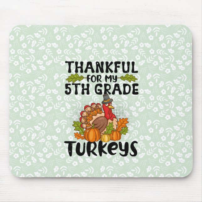 Tapis De Souris Thanksgiving (Devant)