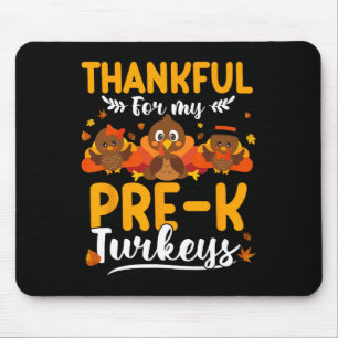 Tapis De Souris Thanksgiving Automne automne Merci Mes clés Pré-k