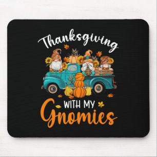 Tapis De Souris Thanksgiving Avec Mes Gnomies Gnomes Amis Heureux