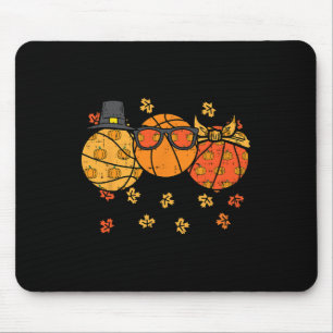 Tapis De Souris Thanksgiving Basketballs Pilgrim Automne Automne H