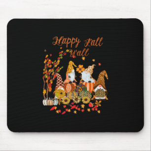 Tapis De Souris Thanksgiving Happy Fall Yall Gnome Leopard