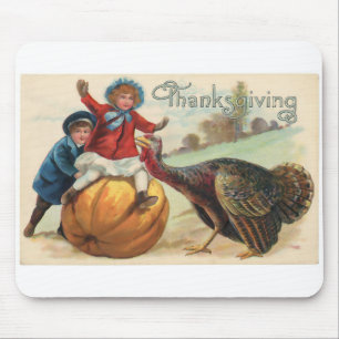 Tapis De Souris Thanksgiving vintage