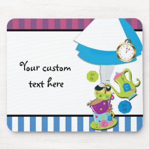Tapis De Souris Thé à la folie merveilleuse d'Alice