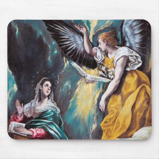 Tapis De Souris The Annunciation, El Greco (Devant)