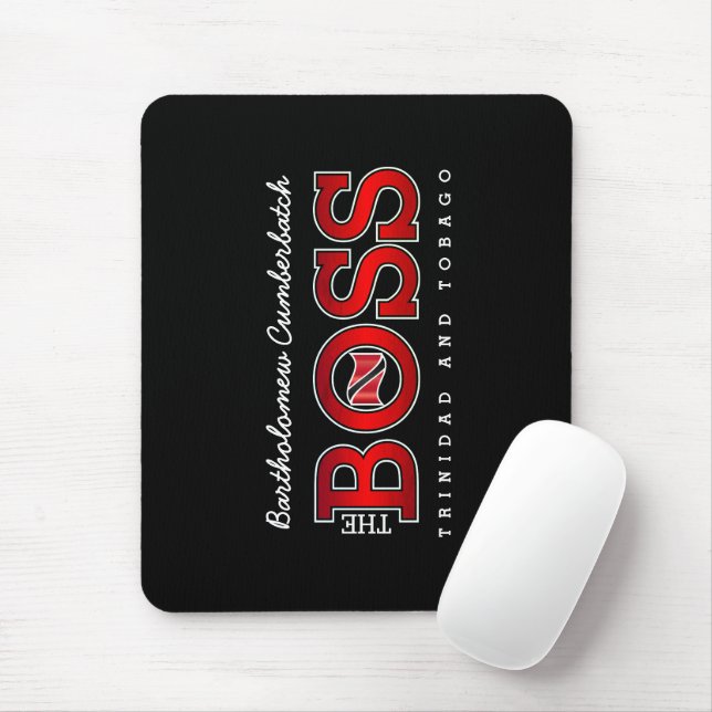 Tapis De Souris The Boss Trinidad & Tobago (Avec souris)