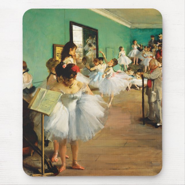 Tapis De Souris The Dance Class (1874) par Edgar Degas (Devant)
