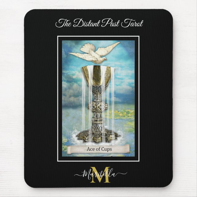 Tapis De Souris The Distant Past Tarot Deck Ace of Cups Monogram (Devant)