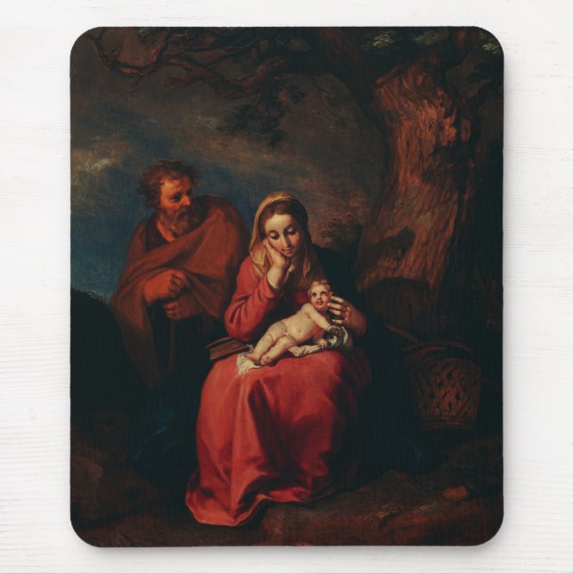 Tapis De Souris The Flight into Egypt by Abraham Bloemaert  (Devant)