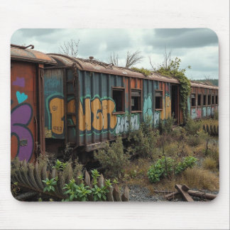 Tapis De Souris The Forgotten Railway – Abandoned Graffiti Train
