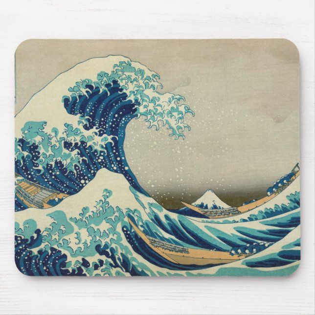 Tapis De Souris The Great Wave off Kanagawa (Devant)