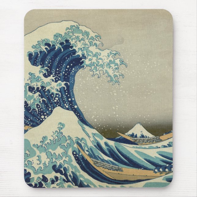 Tapis De Souris The Great Wave off Kanagawa (Devant)