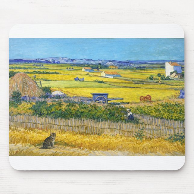 Tapis de souris The Harvest Cat (Devant)