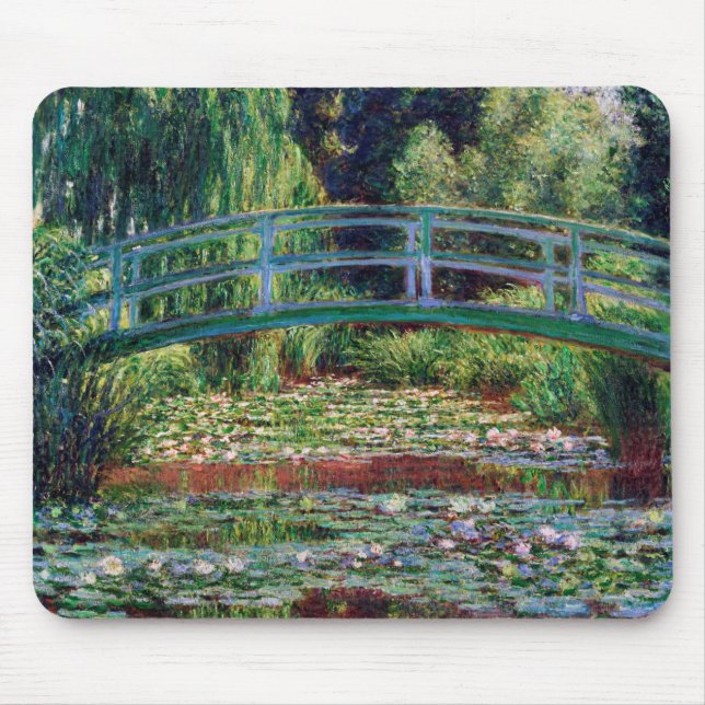 Tapis De Souris The Japanese Bridge (Water-Lily Pond), Monet (Devant)