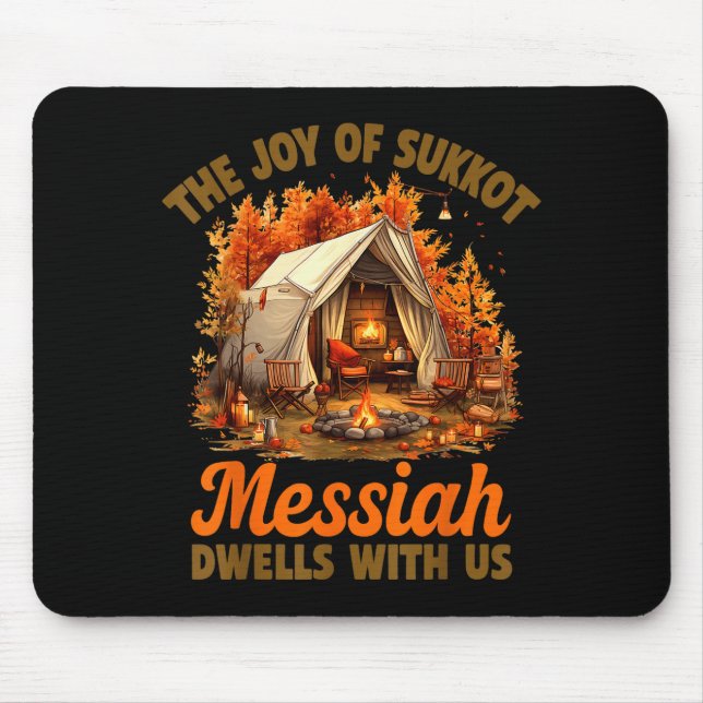 Tapis De Souris The Joy Of Sukkot Messiah Dwells With Us Jewish Ho (Devant)