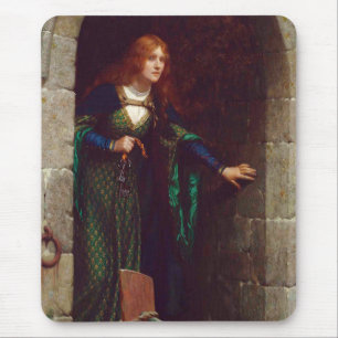 Tapis De Souris The Keys, vers 1909, par Edmund Blair Leighton