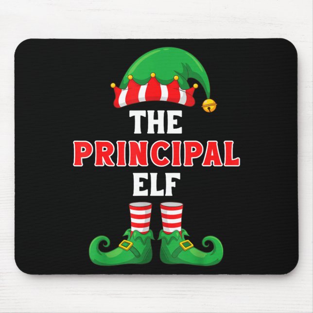 Tapis De Souris The Principal Elf Christmas For Principal School P (Devant)