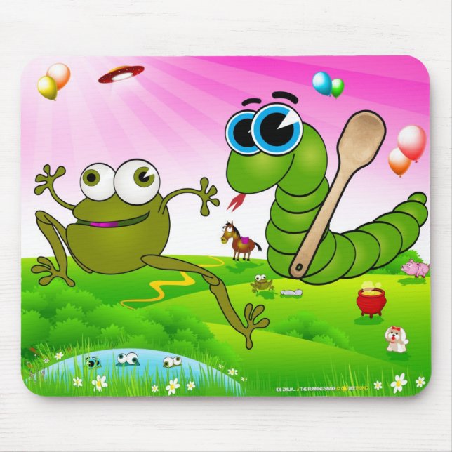 Tapis de souris The Running Snake (Ide Zmija) (Devant)
