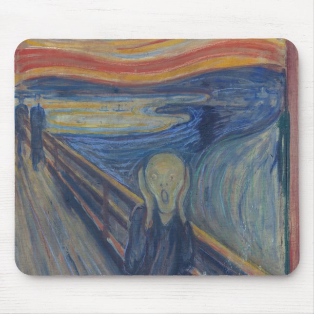 Tapis De Souris The Scream, Edvard Munch (Devant)