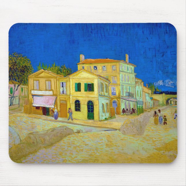 Tapis De Souris The Yellow House, Van Gogh (Devant)