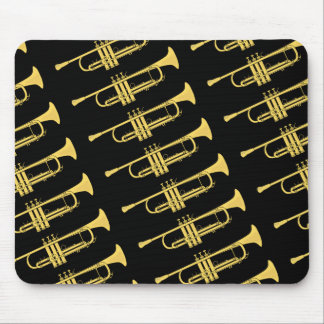 Tapis De Souris Thème de musique de trompette d'or