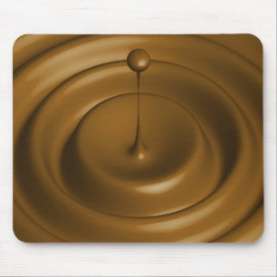 Tapis De Souris Thème de pudding de chocolat