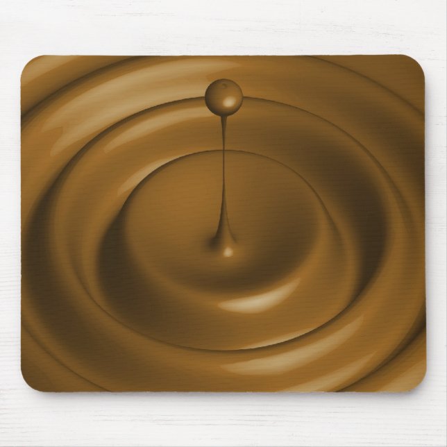 Tapis De Souris Thème de pudding de chocolat (Devant)