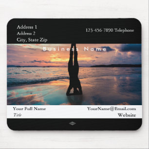 Tapis De Souris Thème de Yoga Photo promotionnelle Mousepad