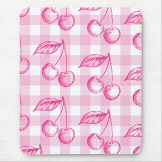 Tapis De Souris Thème esthétique Cherry rose