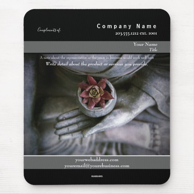 Tapis De Souris Thème promotionnel Mousepad Lily Pods - HAMbyWG (Devant)