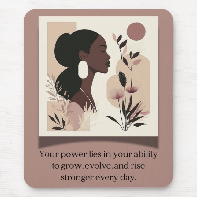 Tapis De Souris Thème Rise Stronger  (Devant)